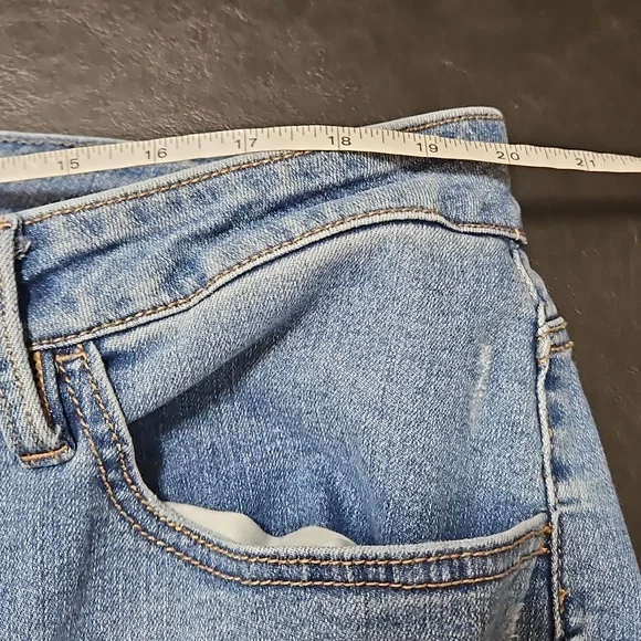 Ava & Viv Womens High Rise Skinny Light Blue Jeans Size 20 Everyday Plus Size - Picture 7 of 9